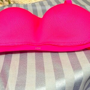 VSX Neon Pink Molded Push-Up Sports Bra